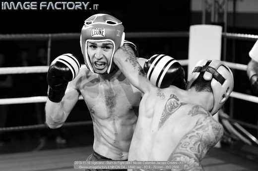 2013-11-16 Vigevano - Born to Fight 0847 Nicolo Colombo-Jacopo Cristini - K1